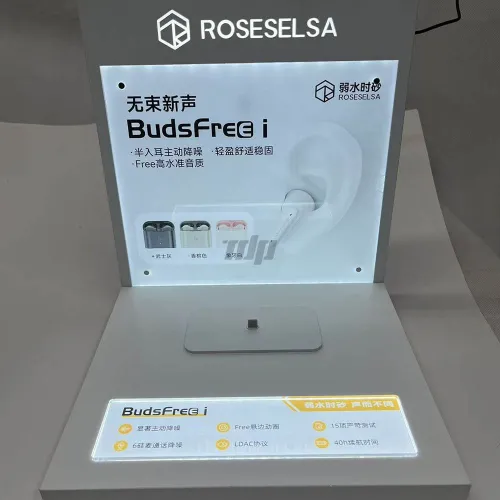 
E1004 Custom Headphone Stand Black Acrylic Headphone Display Stand Retail